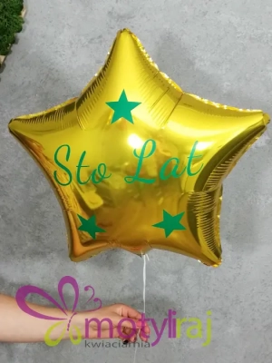 Balon z Helem Gwiazdka 45 cm