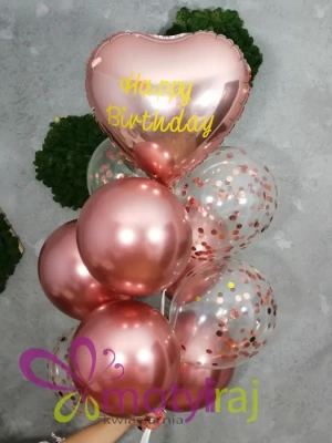 Balonowy Bukiet Serce
